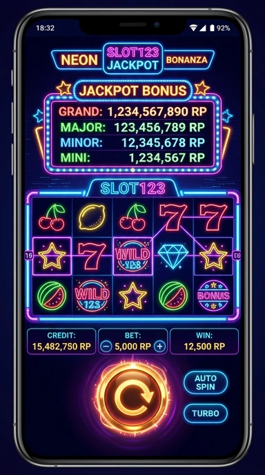 Layar utama slot123 — antarmuka bersih setelah instalasi